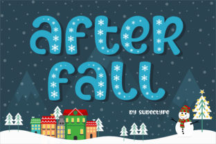 After Fall Font: A Crafty Display Typeface for Seasonal Campaigns