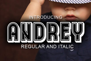 Andrey Font: A Bold Retro Style for Standout Business Branding