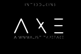 Axe Font: A Minimalist Typeface for Modern Digital Design