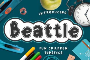 Beattle: A Premium Display Font That Brings Whimsy to Marketing