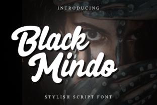 Black Mindo Font: A Bold Display Typeface for Web Design