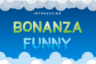 Bonanza Funny: A Bold Display Font for Editorial Personality