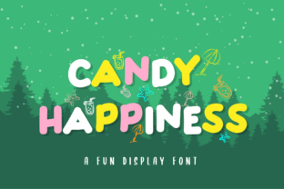 Candy Happiness: A Playful Display Font for Digital Brands