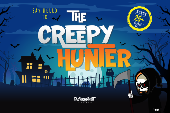 Capture Attention With The Creepy Hunter Display Font