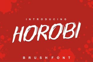 Horobi Font: Bold Character for Editorial Expression