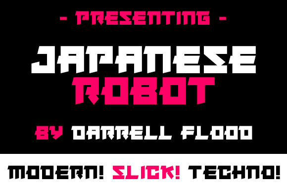 Japanese Robot Font: A Marketing Designer’s On-the-Job Review