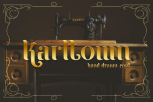 Karltown: A Bold Vintage Font for Crafters and Product Creators
