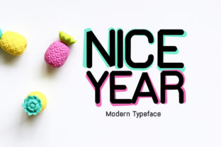 Nice Year: A Display Font Designed for Digital Branding