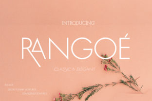Rangoe: A Contemporary Font for Editorial Expression