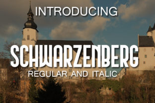 Schwarzenberg: A Gothic-Inspired Font for Crafters and Creators