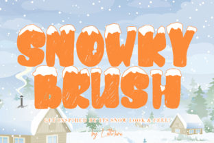 Snowkybrush Font: A Crisp Tool for Crafts and Labels