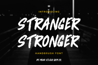 Stranger Stronger: A Display Font for Bold Business Branding