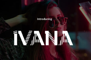 The Ivana Typeface: A Bold Display Font for Digital Designers