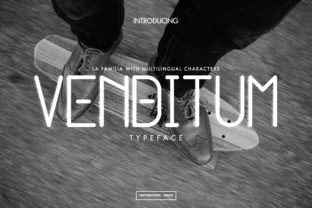 Venditum: A Display Font Built for Campaign Momentum