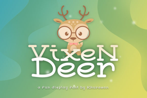 Vixen Deer: A Display Font for Seasonal Campaigns
